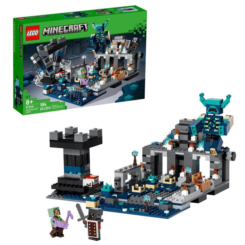 Lego Minecraft A Batalha Escura Profunda 584 pcs 21246